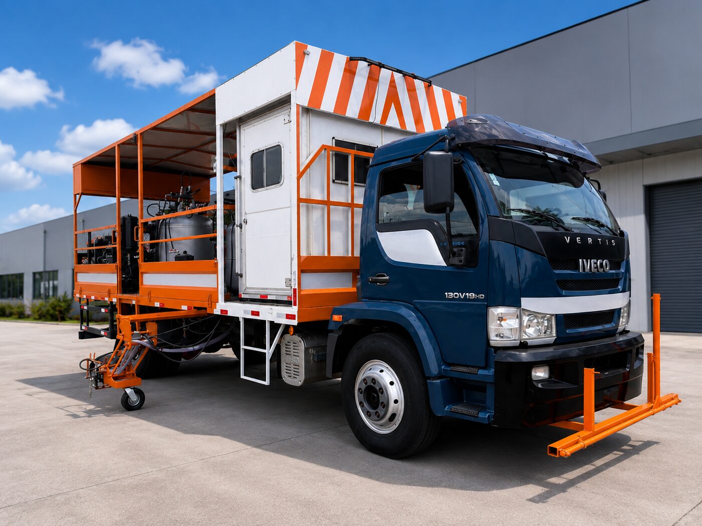 Caminhão Iveco de Pintura